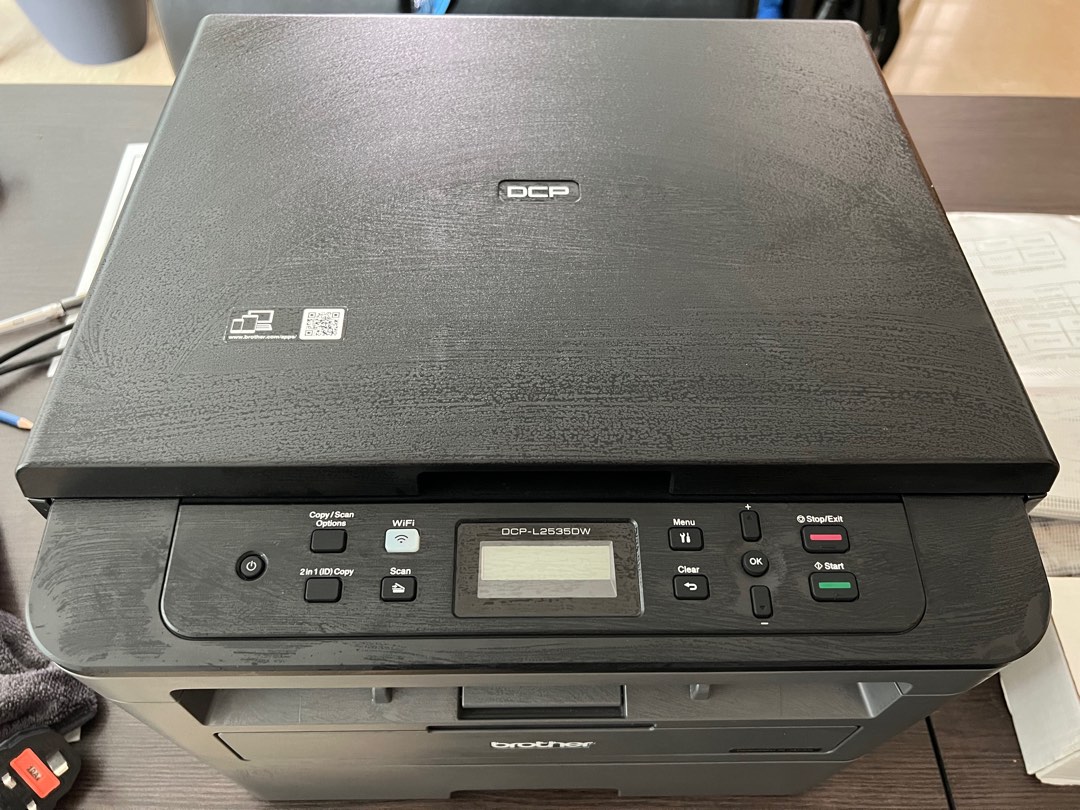 Brother DCPL2535DW Monochrome Laser Printer and Scanner, Computers