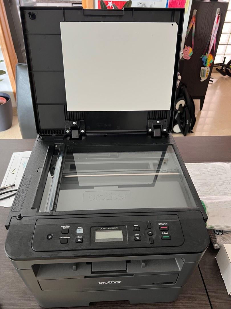Brother DCPL2535DW Monochrome Laser Printer and Scanner, Computers