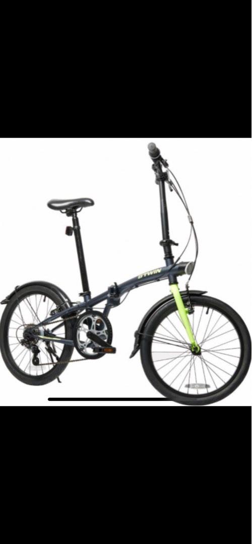 Btwin Decathlon 20’ Foldable Bicycle, Sports Equipment, Bicycles