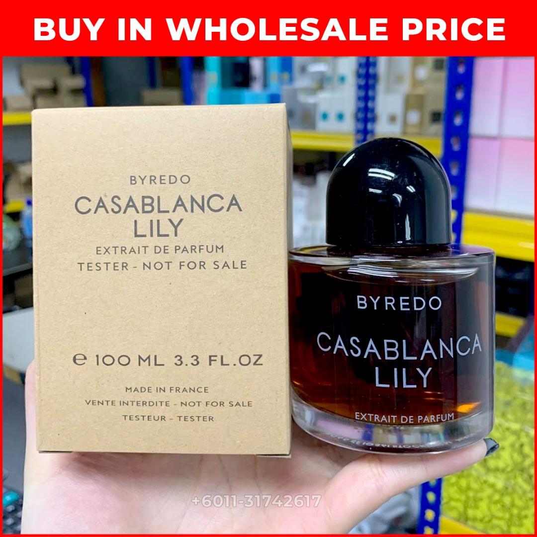 Byredo Casablanca Lily EDP 100ml Extrait De Parfum For Unisex (Tester), Beauty & Personal Care