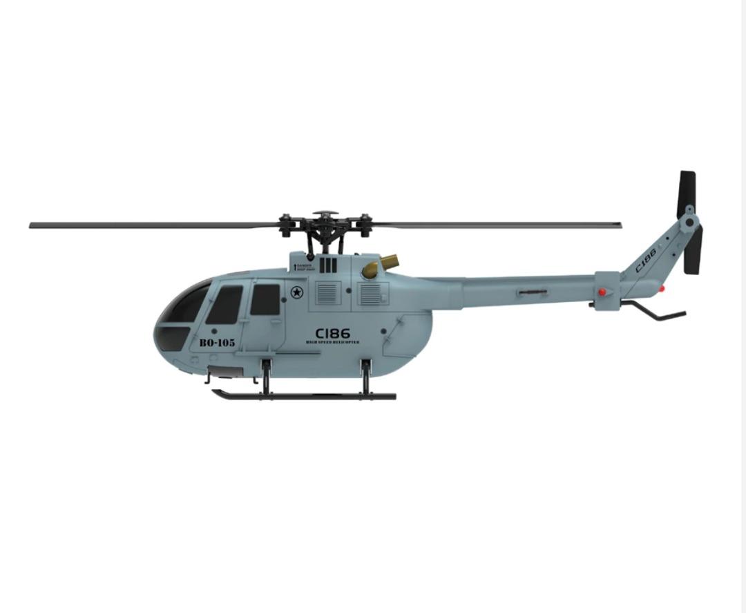 C186 PRO 2.4G RC Helicopte 6-Axis Electronic Gyroscope For Stabilization 4 Chan main image 1