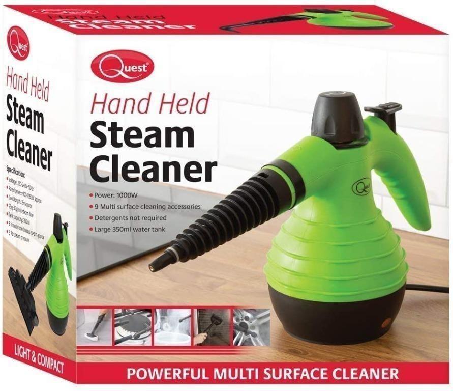⭐[C6745]⭐ Quest Handheld Steam Cleaners / 2 Colours / MultiPurpose / Portable / 1,000W / 0.25L