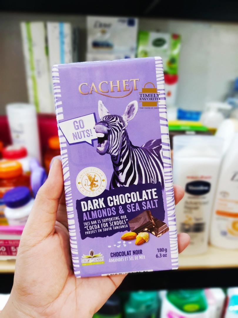 Cachet Dark Chocolate/Milk Chocolate/Brownie & Pretzel/Almonds & Sea