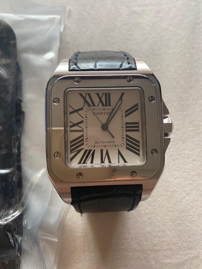 Cartier santos 100 second hand hotsell