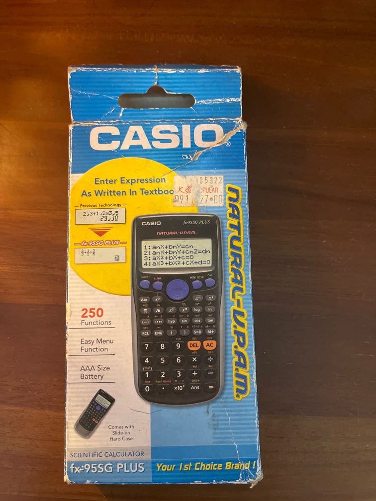 Casio Scientific Calculator, Hobbies & Toys, Stationery & Craft