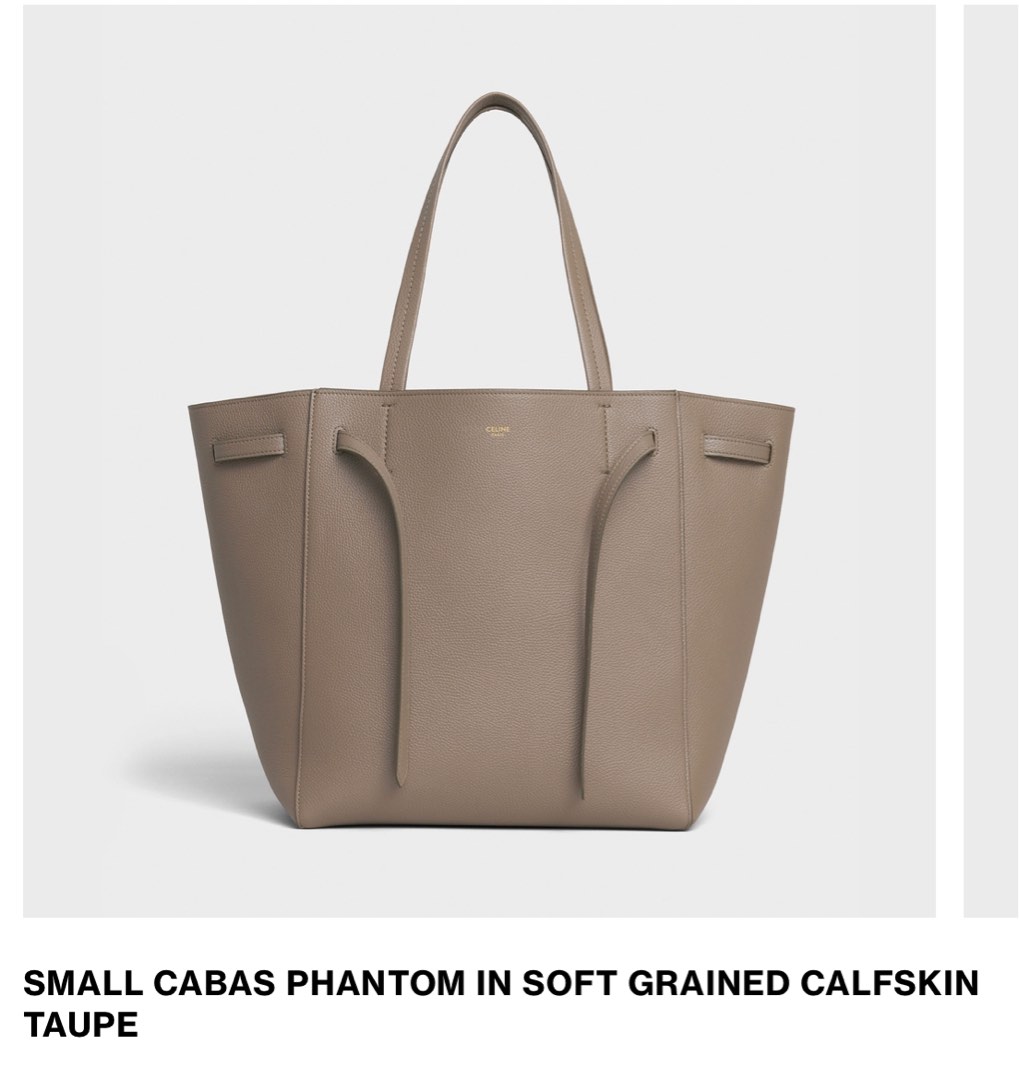 Celine Cabas Phantom in Soft Grained Calfskin Taupe Women s Fashion Bags Wallets Tote Bags on Carousell