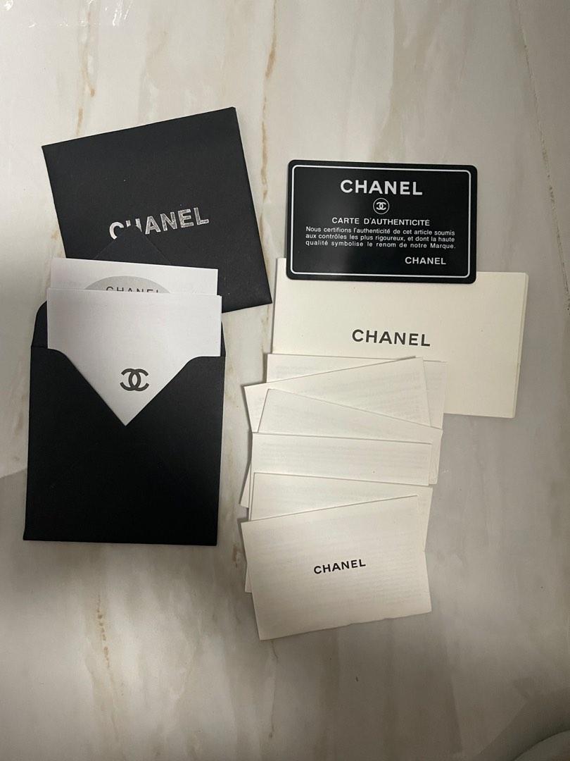 Chanel authenticity card and papers, Women's Fashion, Watches