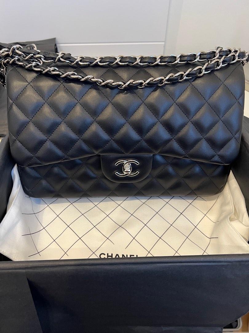 chanel suede tote