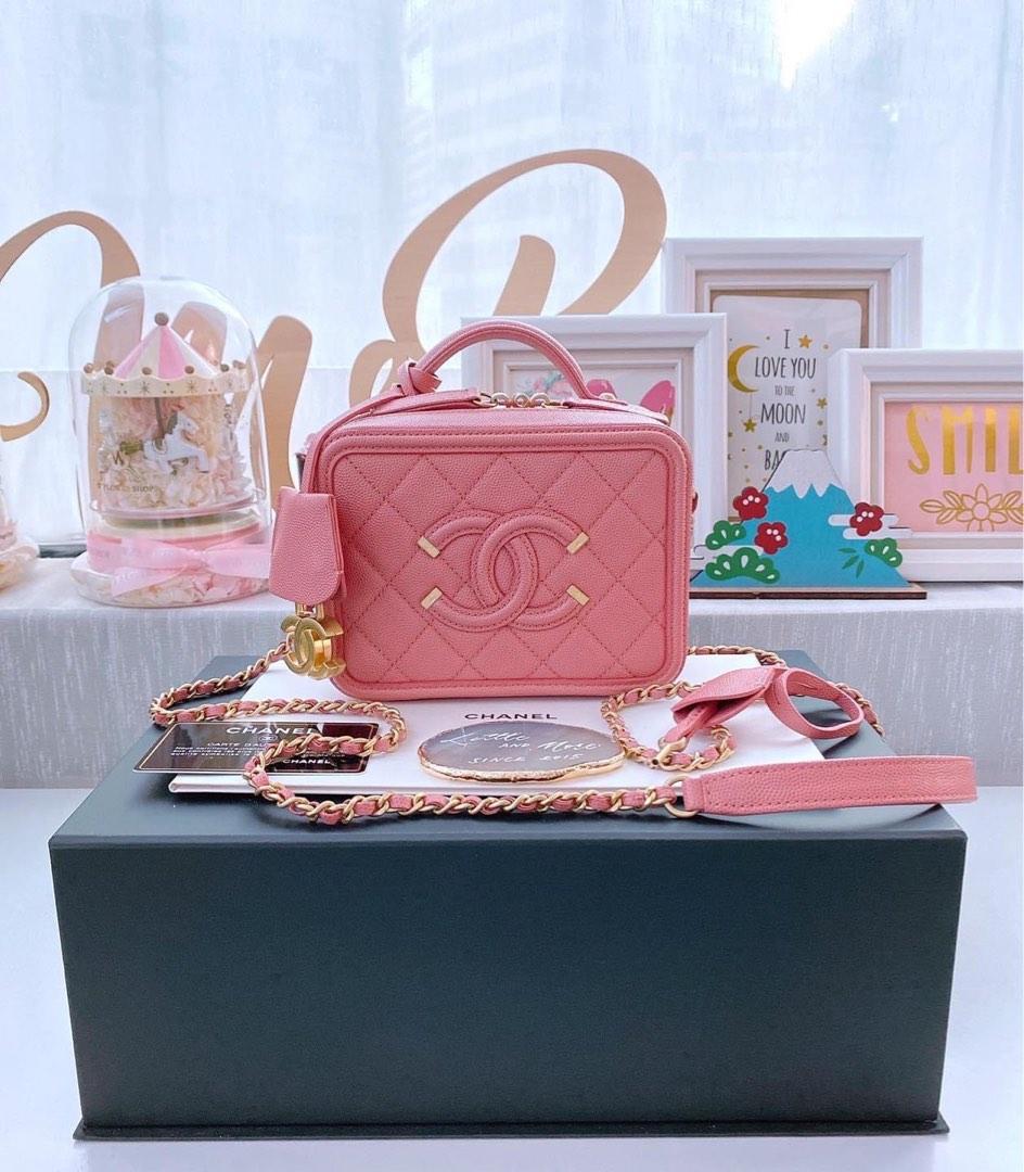 Chanel vanity case 17cm store