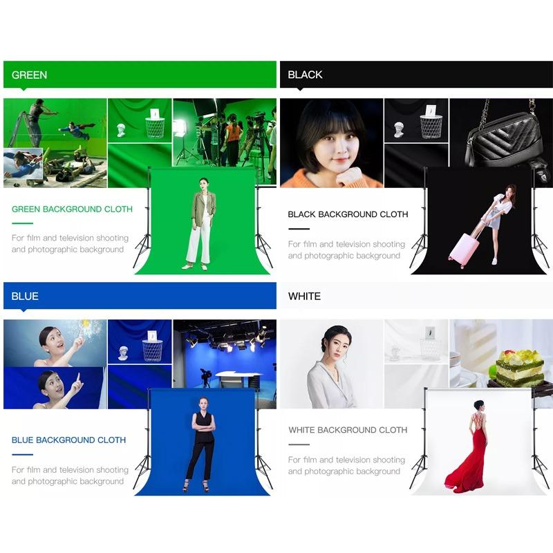 CineLabs Foldable Background and Backdrop Cloth — (3x3m / 3x6m Non ...