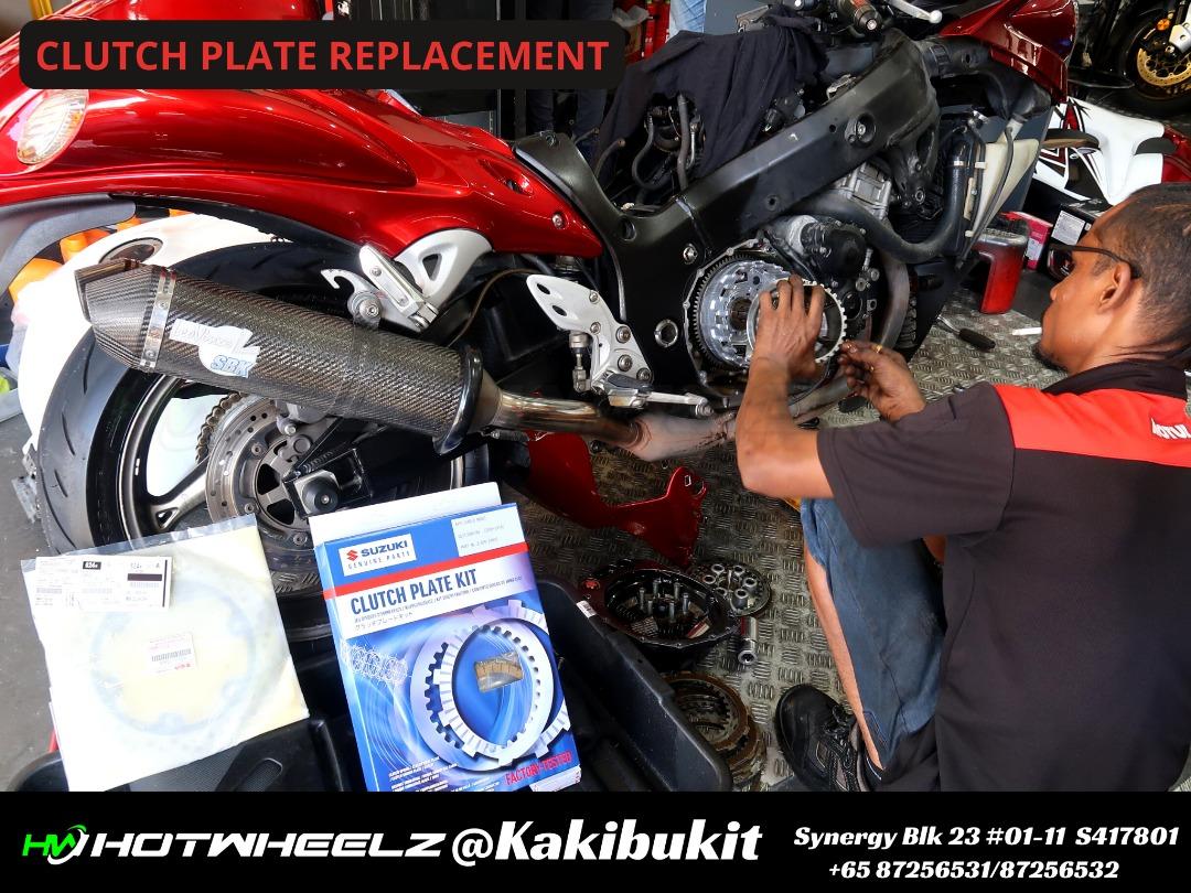 CLUTCH PLATE REPLACEMENTHAYABUSA GEN 2, Motorcycles, Motorcycle