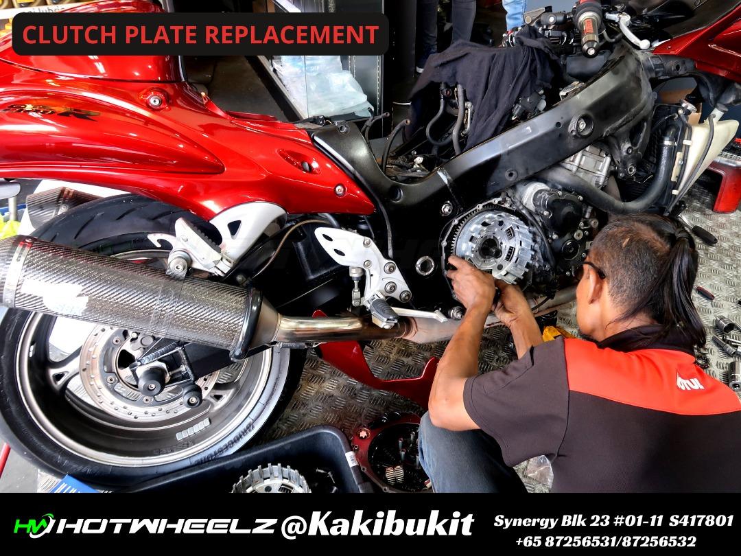 CLUTCH PLATE REPLACEMENTHAYABUSA GEN 2, Motorcycles, Motorcycle
