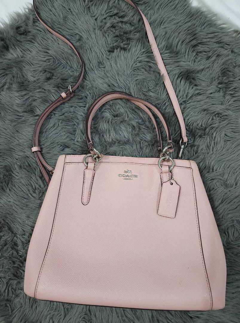 Baby pink coach bag clearance