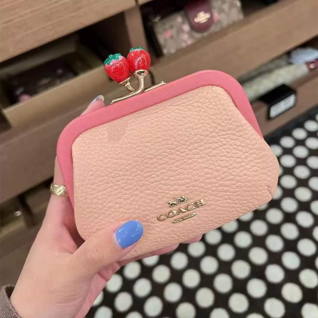 Coach kisslock coin discount case