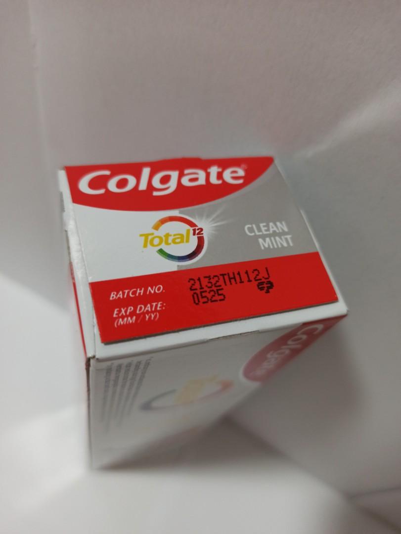 Colgate Plax Freshmint Mouthwash + Total 12 Clean Mint Toothpaste