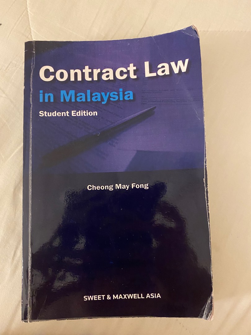 Contract Law in Malaysia by Cheong May Fong, Hobbies & Toys, Books