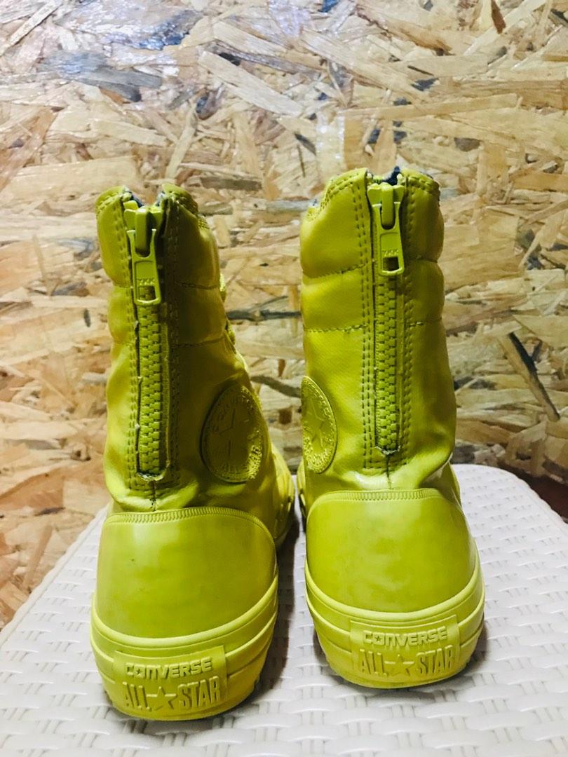 Converse allstar yellow raincoat rubber high Women s Fashion