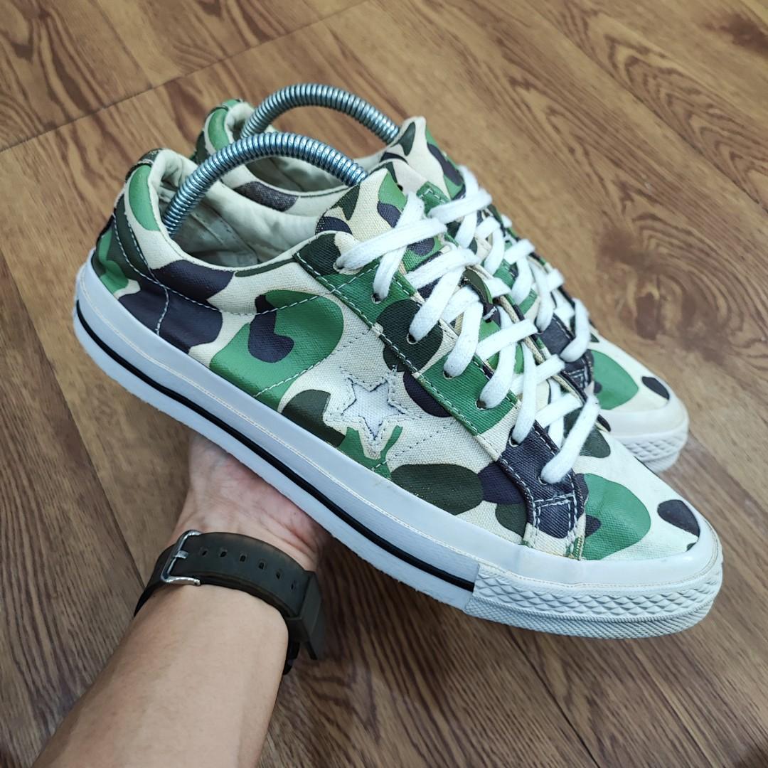 CONVERSE ONE STAR CAMO Men s Fashion Footwear Sneakers on Carousell