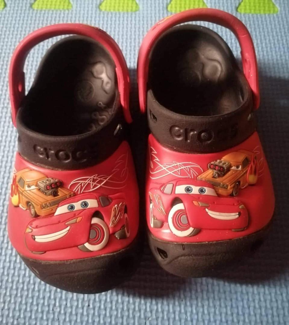 Cars crocs kids top