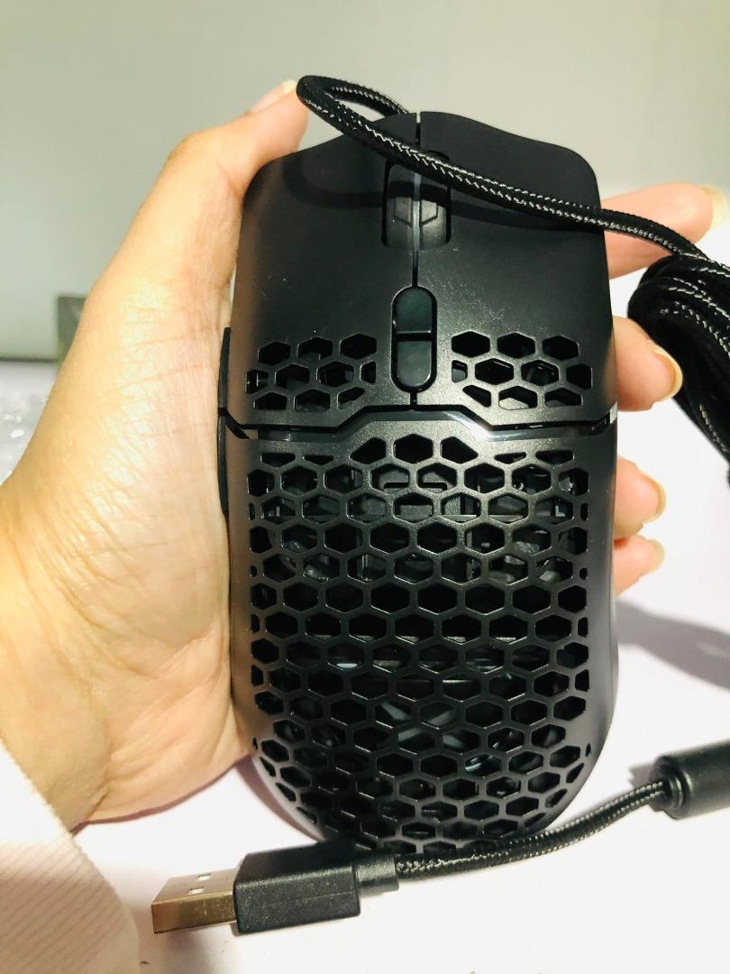 Delux M700A RGB Wired Gaming Mouse Honeycomb Design Black, Computers ...