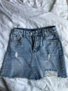 Denim skirts