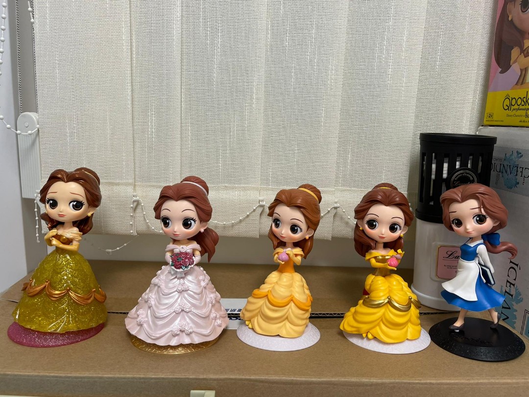 Disney Q Posket Belle 一套, 興趣及遊戲, 玩具& 遊戲類- Carousell