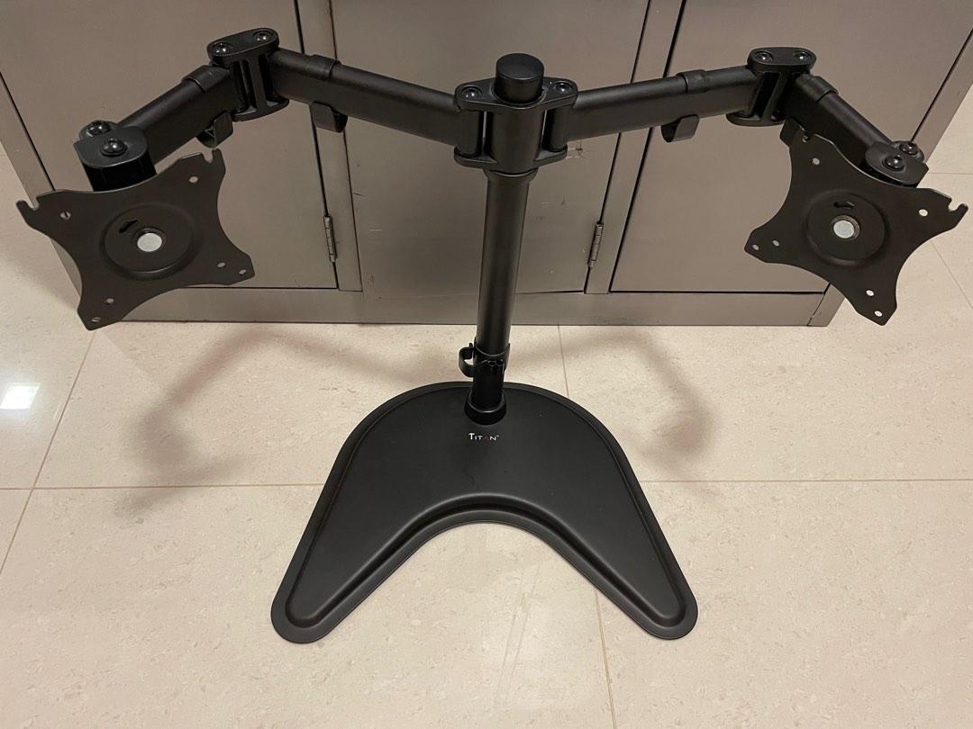 Dual Monitor Mount Table Top (Titan) 40 OFF, Computers & Tech, Parts