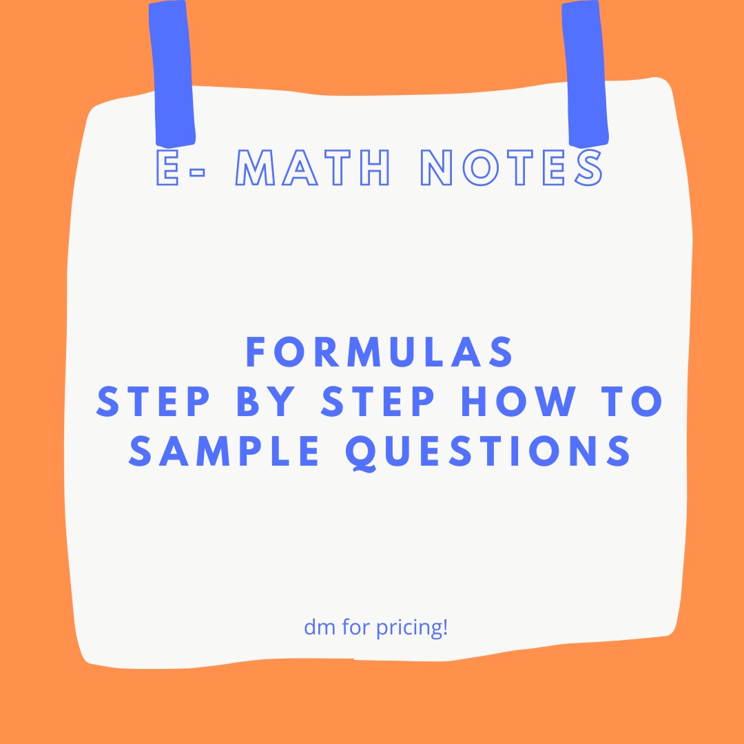 e- math notes, Hobbies & Toys, Books & Magazines, Textbooks on Carousell