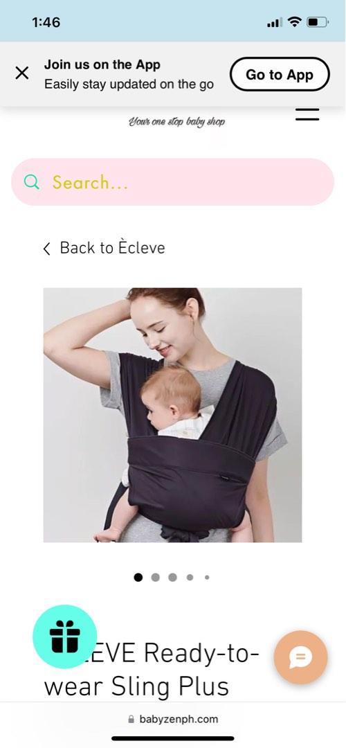 Ecleve sling plus top