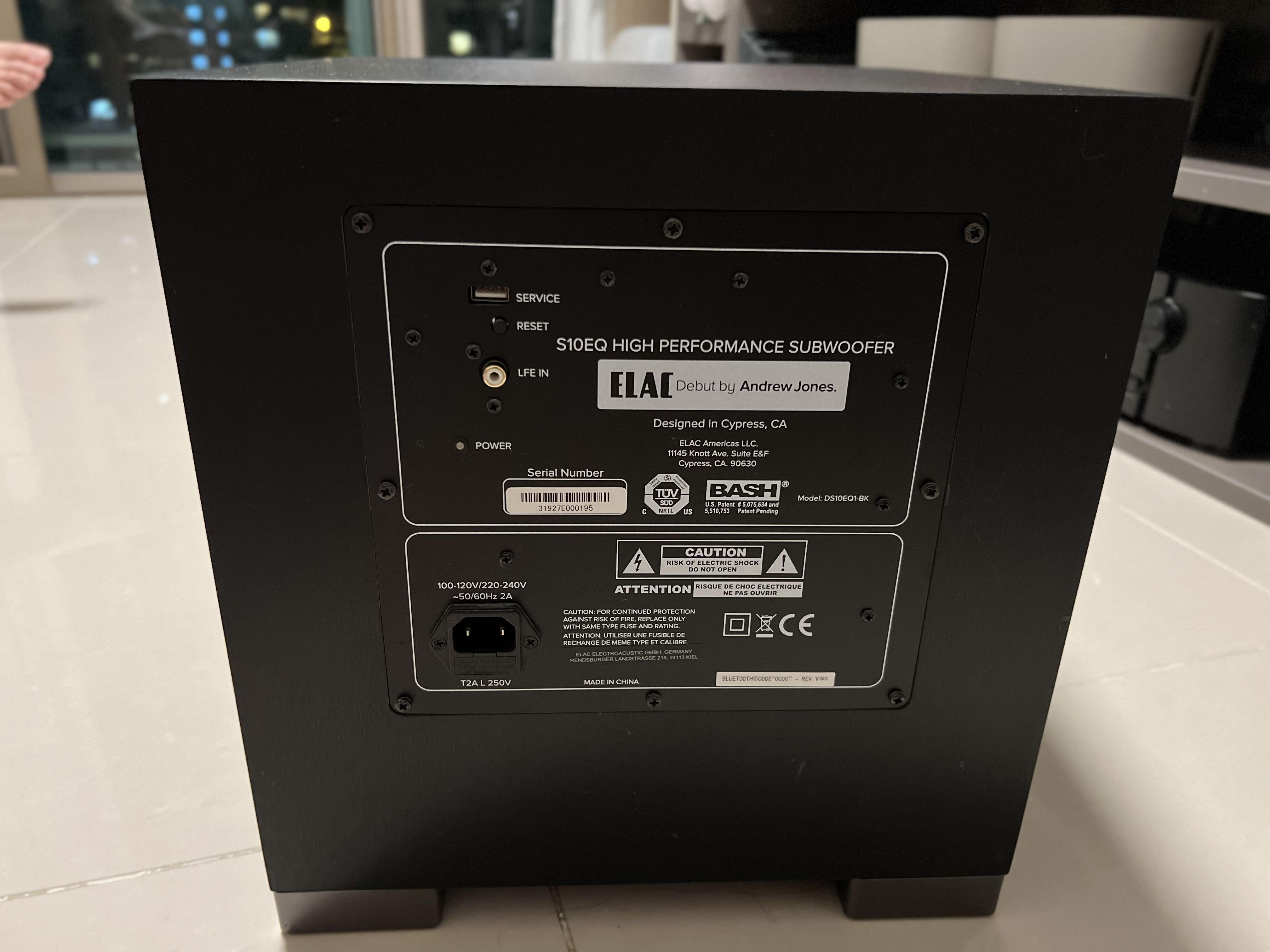 ELAC DEBUT S10 EQ subwoofer, 音響器材, Soundbar、揚聲器、藍牙喇叭、耳擴 Carousell