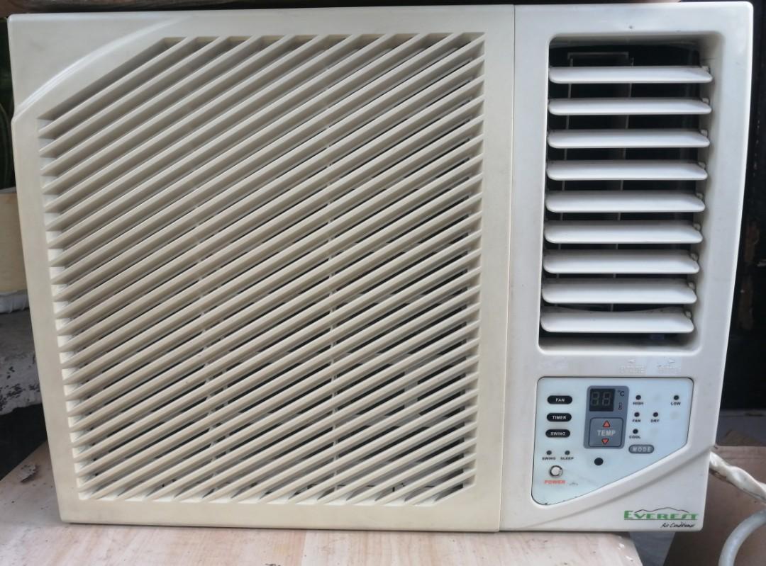 Everest Aircon 1hp, TV & Home Appliances, Air Conditioning and Heating