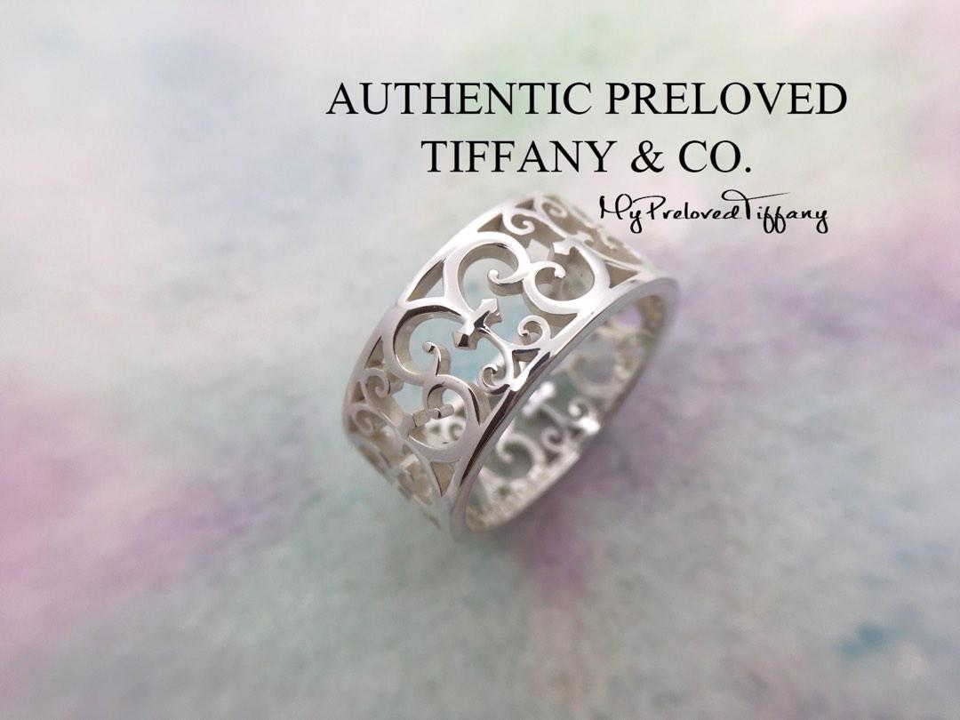 Excellent Authentic Tiffany Co. Enchant Silver Ring Retired