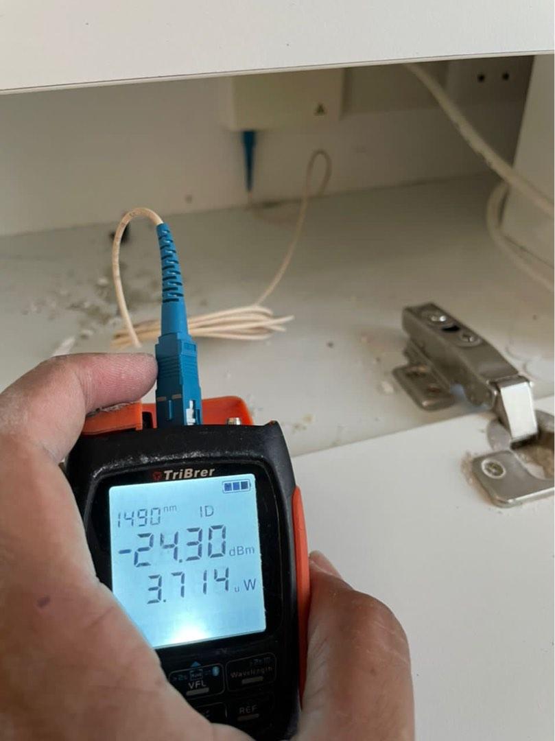 Fiber optic cable repair unifi tm digi maxis, Furniture & Home Living