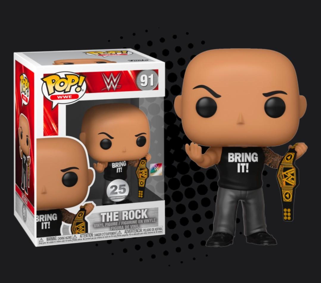Funko Pop! WWE “The Rock” #91 – POP Shop & Gallery