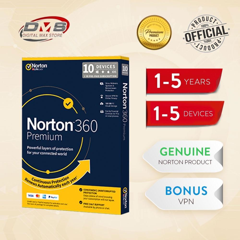 Genuine Norton 360 Premium Antivirus Subscription, Computers & Tech, Office  & Business Technology on Carousell