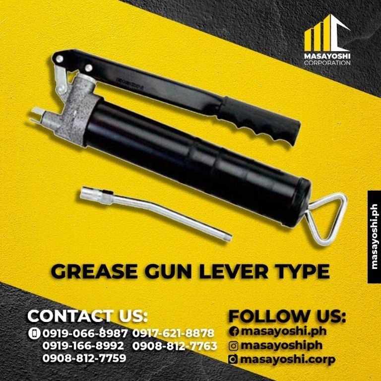 Grease Gun Lever Type Grease Gun Greaser, Commercial & Industrial