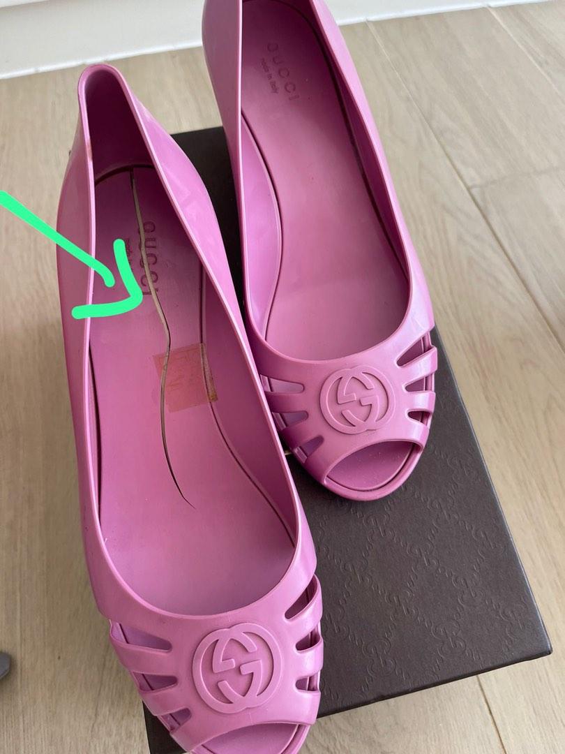 GUCCI MAROLA WEDGES Fesyen Wanita Sepatu di Carousell