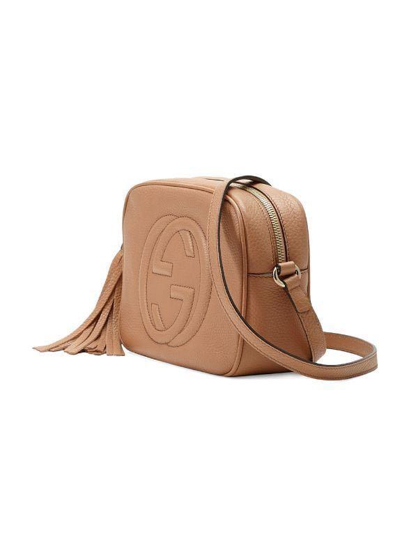 Gucci soho outlet disco bag nude
