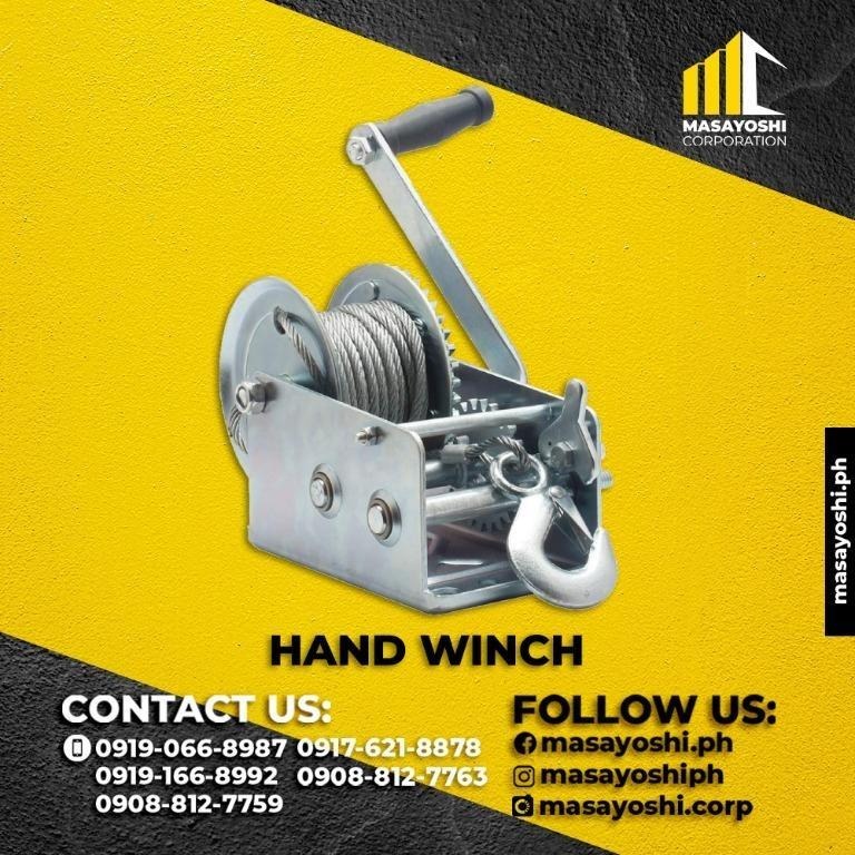 Hand Winch Manual Hand Winch Lifting Equipment Winch, Commercial