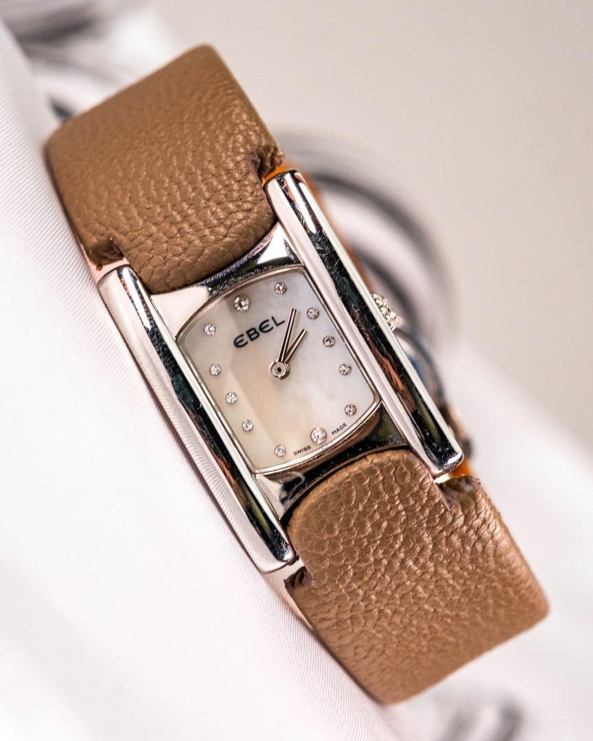Handmade Handstitched Watch Strap In Etoupe Chevre Leather For Client s Ebel Watch Luxury Watches on Carousell