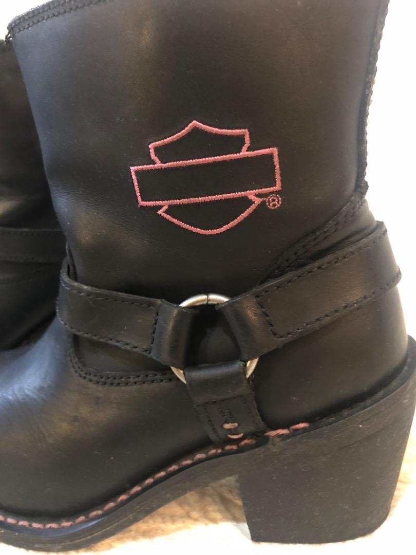 Pink harley davidson boots discount