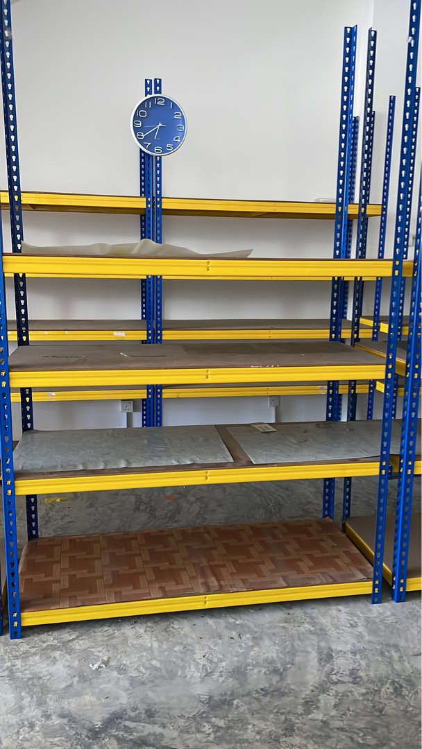 Heavy duty boltless rack 150cmx60cmx240cm, Furniture & Home Living