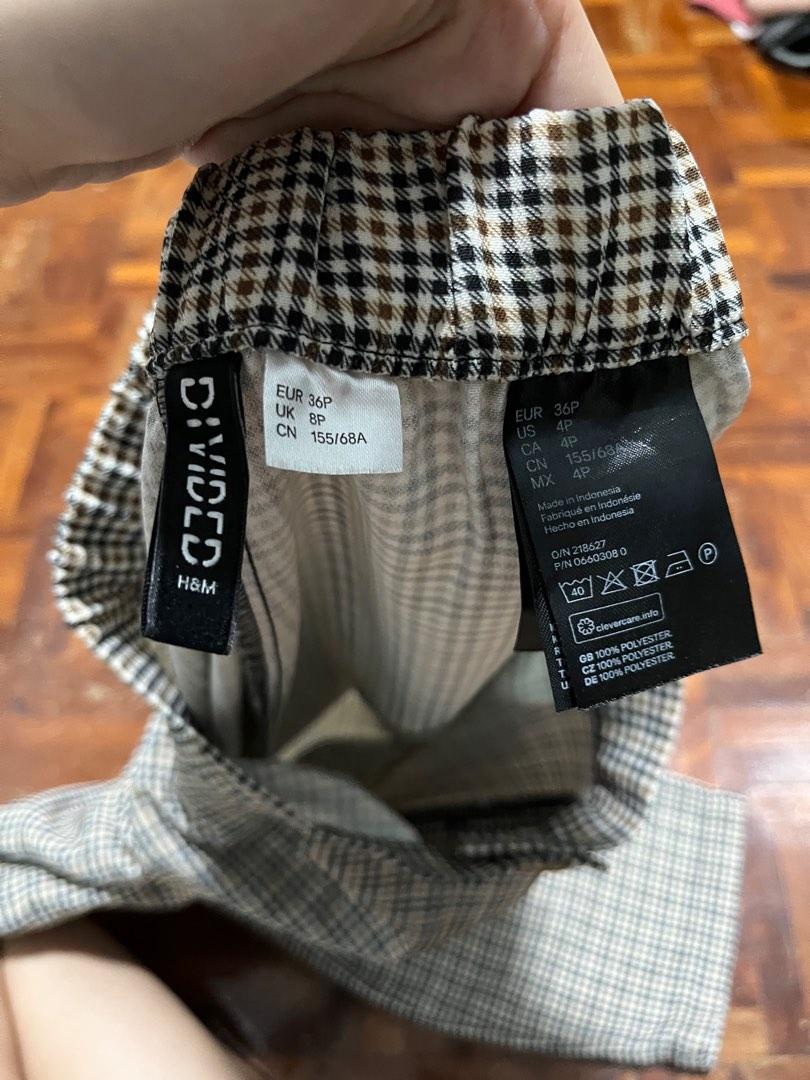 H M checkered pants Women s Fashion Bottoms Other Bottoms on