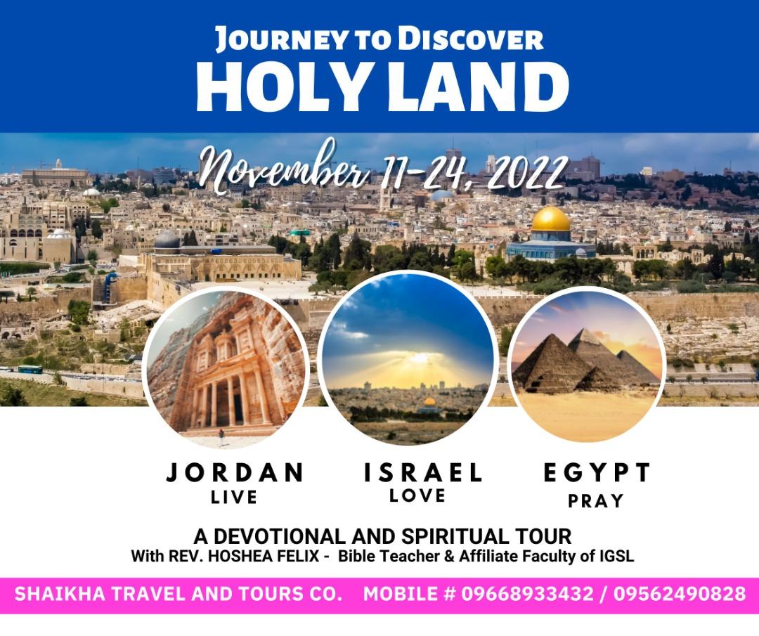 HOLY LAND PILGRIMAGE, Tickets & Vouchers, Flights & Overseas