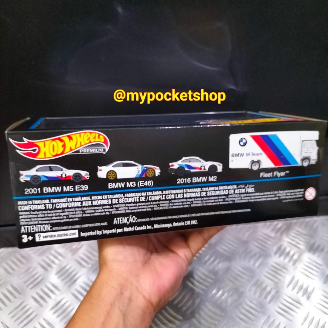 Hot Wheels 2016 BMW M2 - M3 E46 - M5 E39 & FLEET FLYER HAULER / 2022 ...