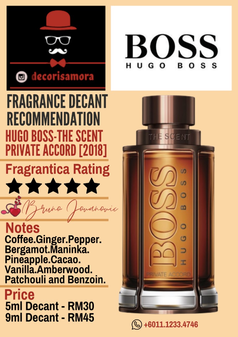 Hugo boss the scent description shop