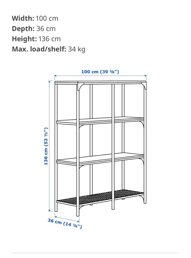 Ikea shelving FJALLO, Furniture & Home Living, Furniture, Shelves