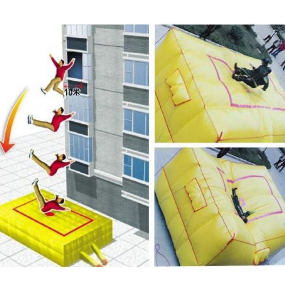 INFLATABLE RESCUE JUMP CUSHION 16M JUMPING HEIGHT, Commercial