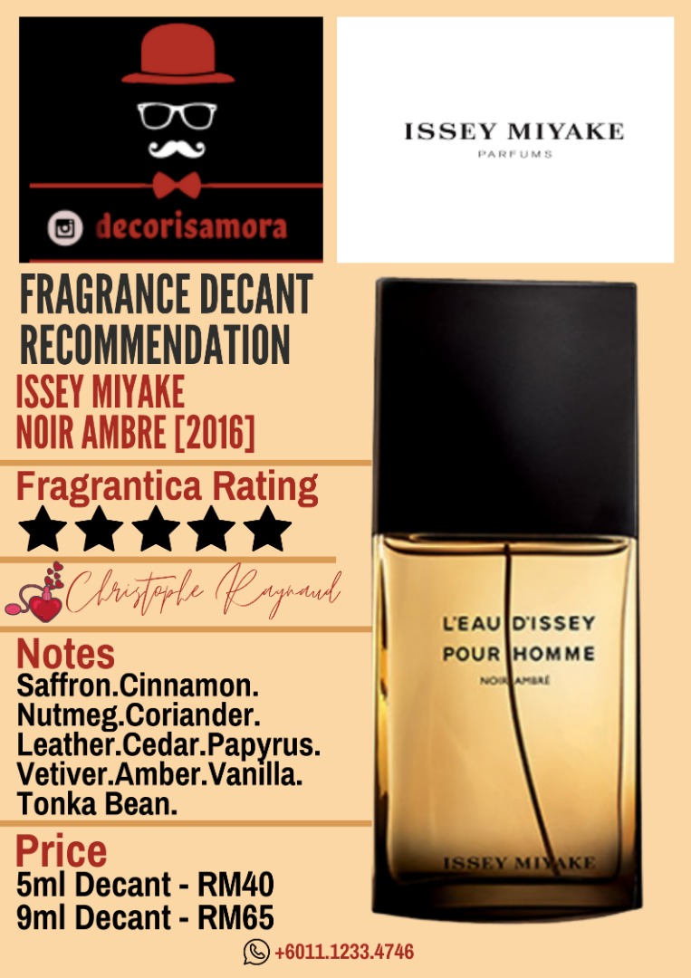 Issey miyake nuit ambre store