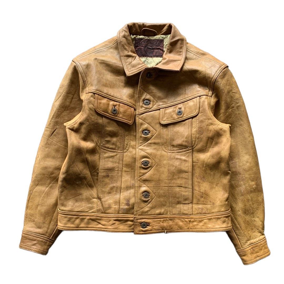 Jaket kulit henry lear x sugar cane toyo enterprise type lee trucker